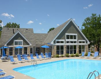 Swimming pool with clubhouse access